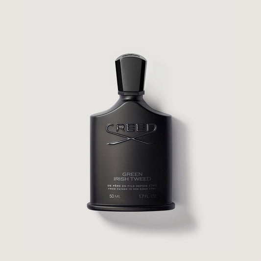Frasco negro pequeño de perfume Creed Green Irish Tweed